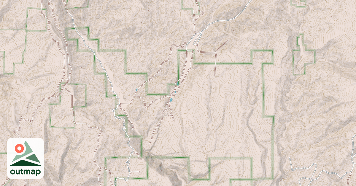 Map of BULL CREEK