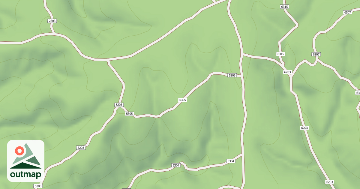 Map of USFS Motor Vehicle Use Map Trails 19872