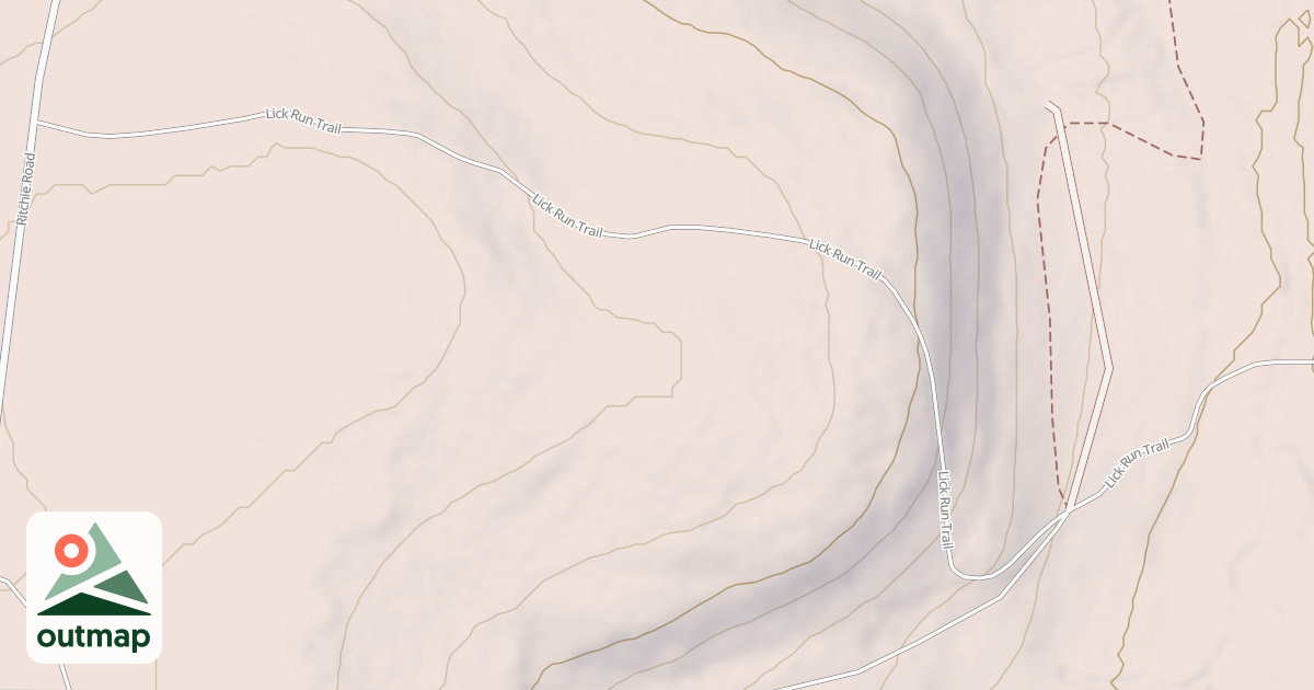 Map of Hyner Mountain Snowmobile Trails