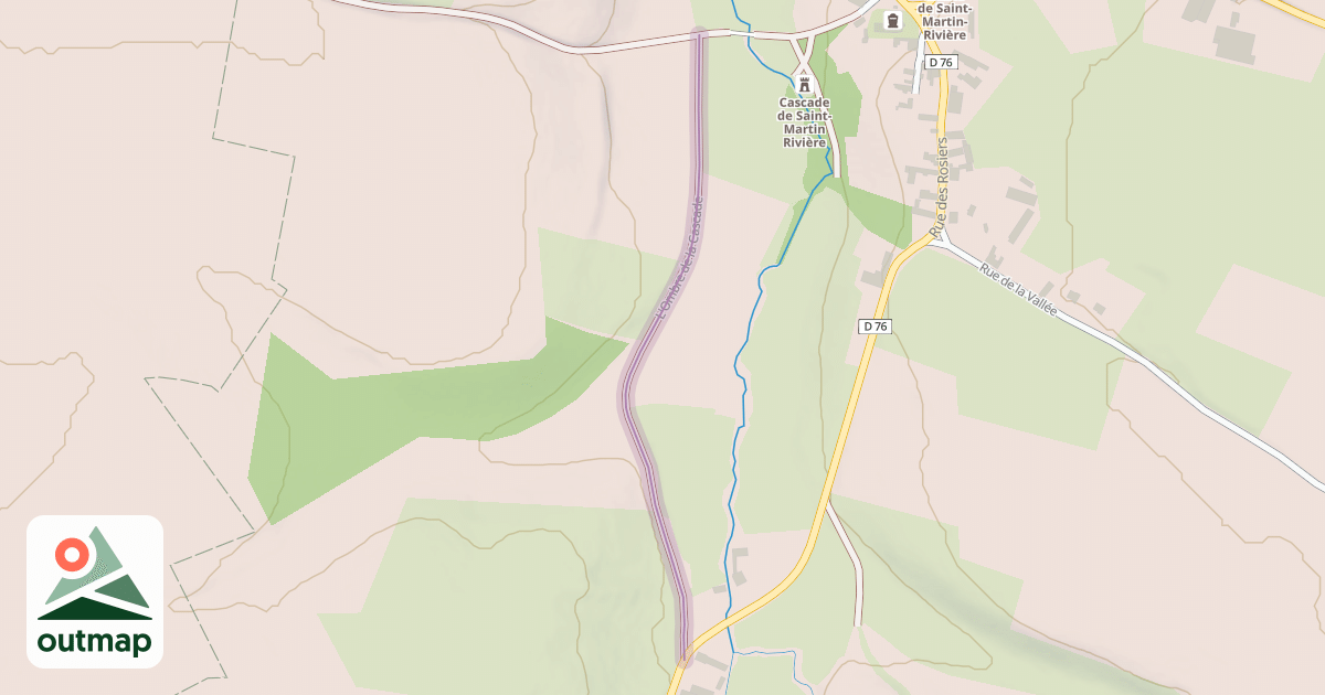 Map of L'Ombre de la Cascade