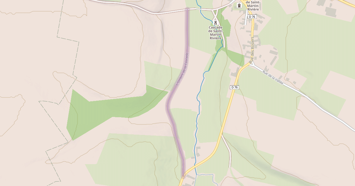 Map preview of L'Ombre de la Cascade
