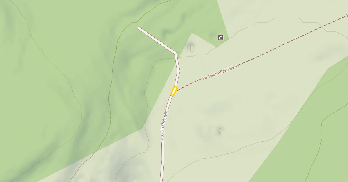 Map preview of Le Sapin Président
