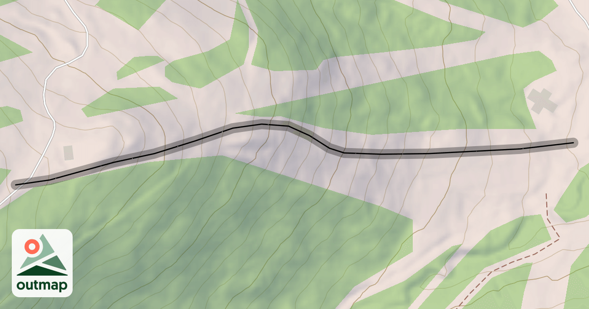 Map of Highline Race Trail