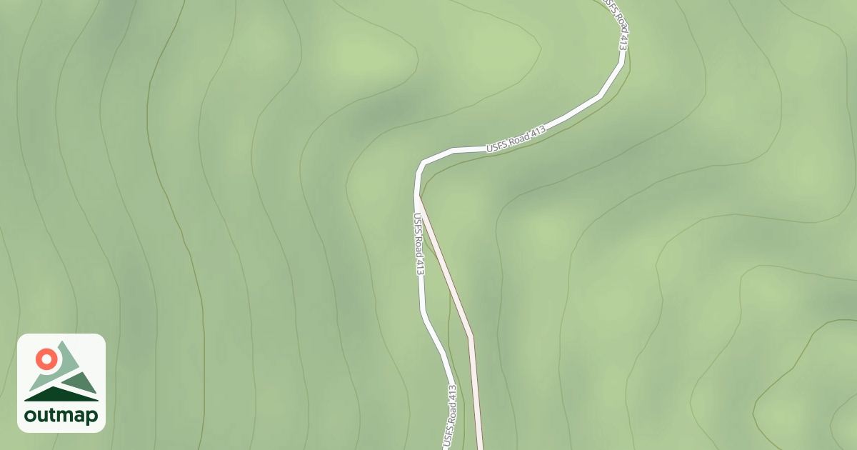 Map of 4th Of July Pass Ohv