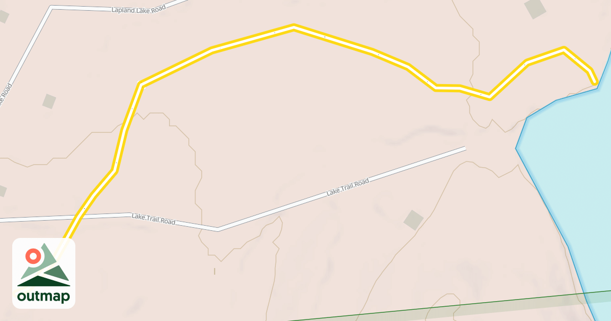 Map of Lake Trail