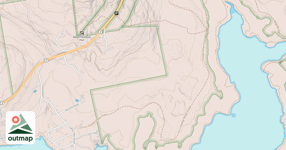 Map of Camp Otter Trail