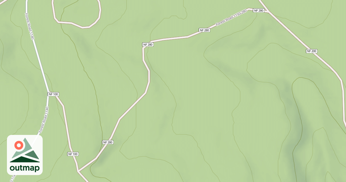 Map of BEAR SPRINGS