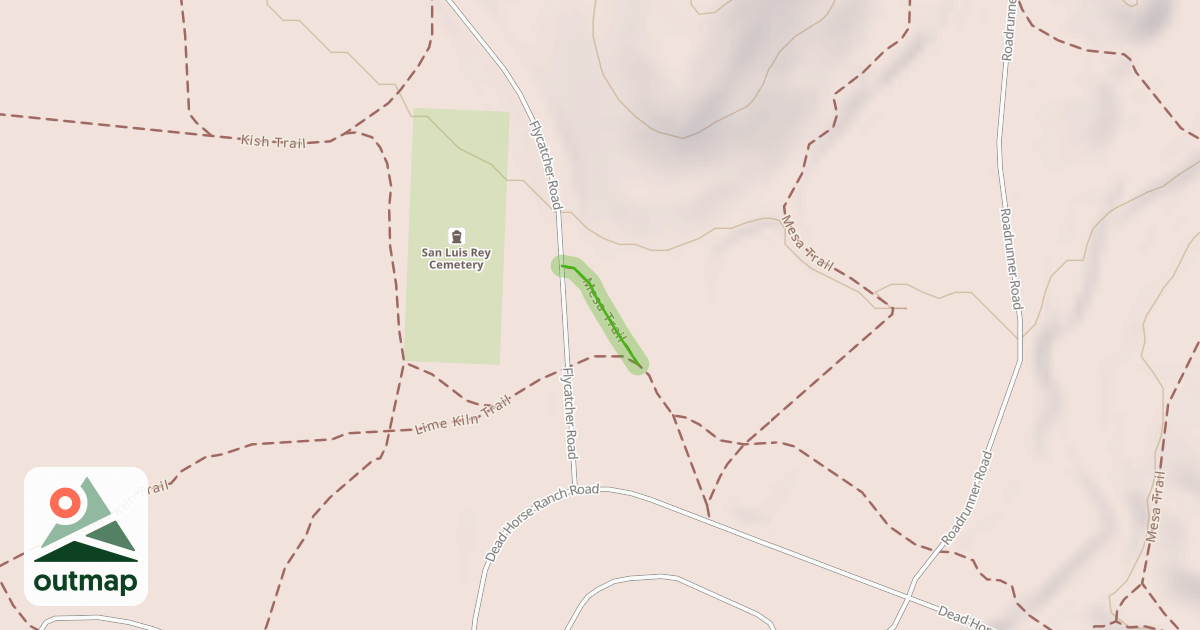Map of Mesa Trail