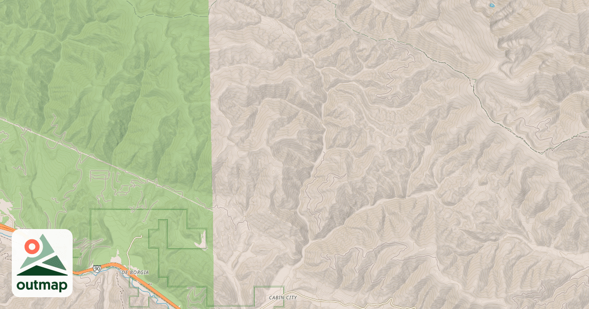 Map of HENDERSON-THOMPSON