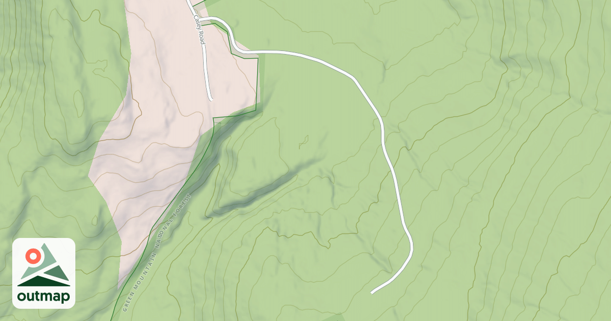 Map of BLUE RIDGE WEST