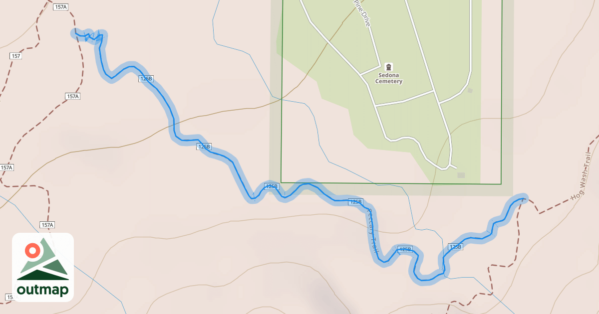 Map of Peccary Trail