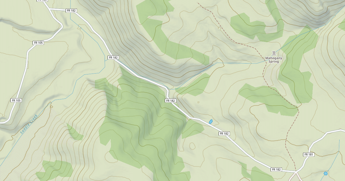 Map preview of MAHOGANY SPRING