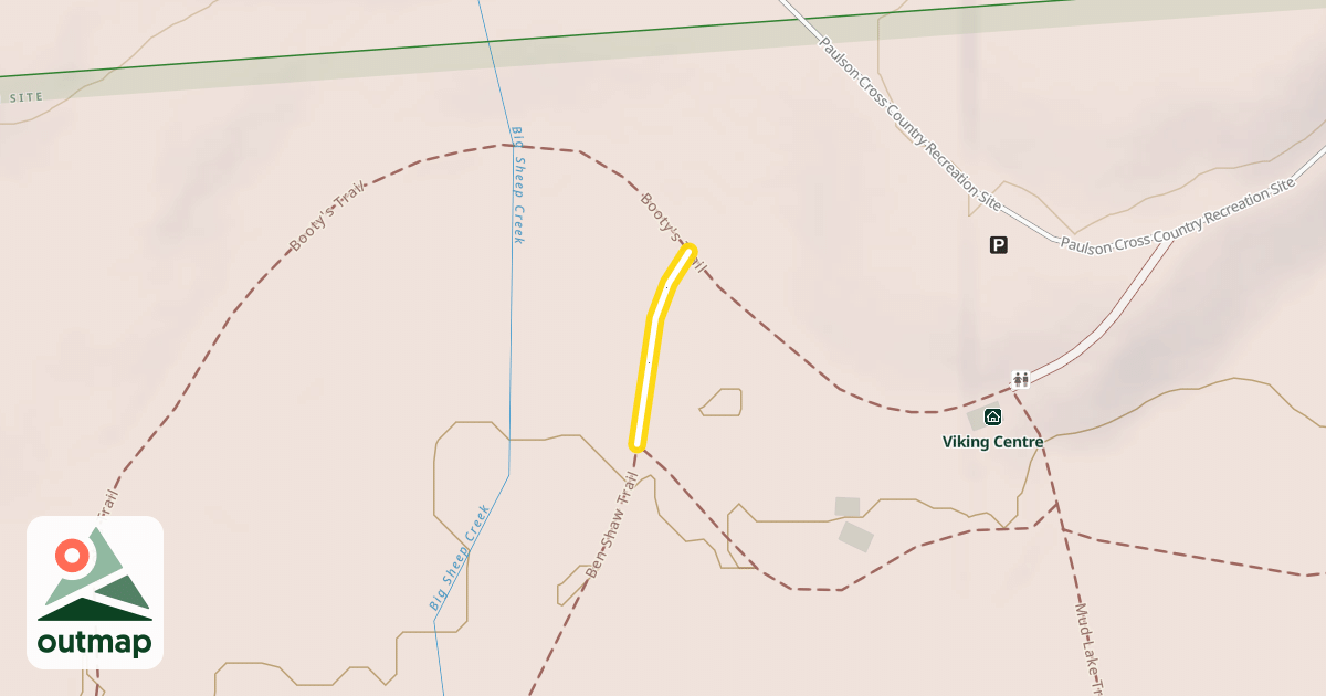Map of Ben Shaw Trail