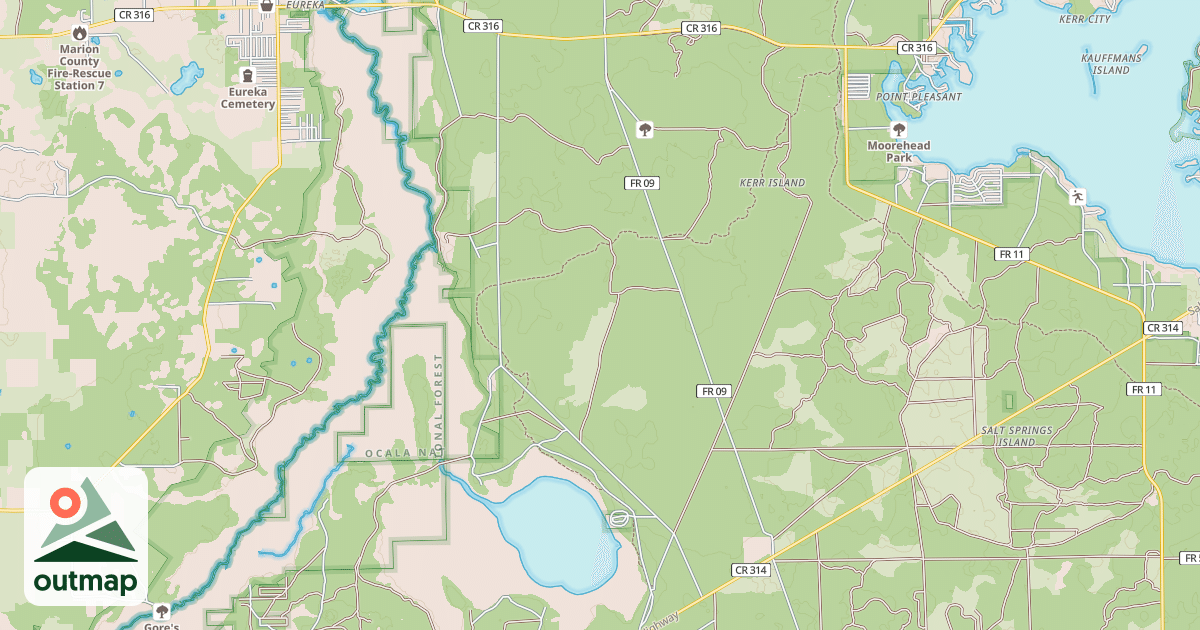 Map of EATON CREEK