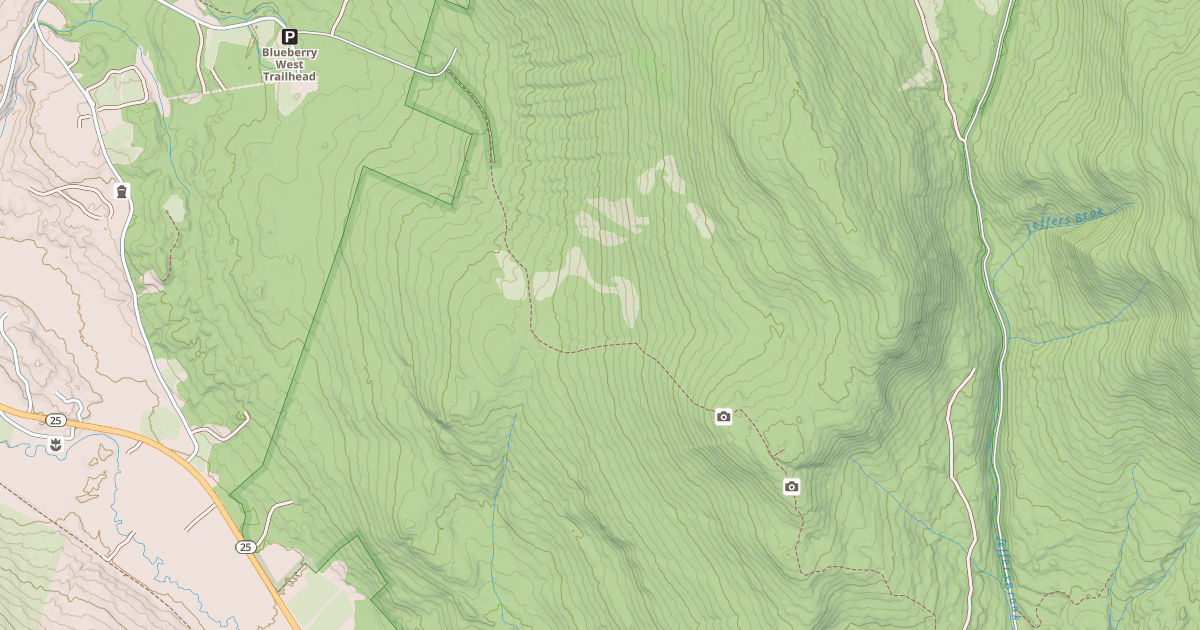 Map preview of Blueberry Mtn