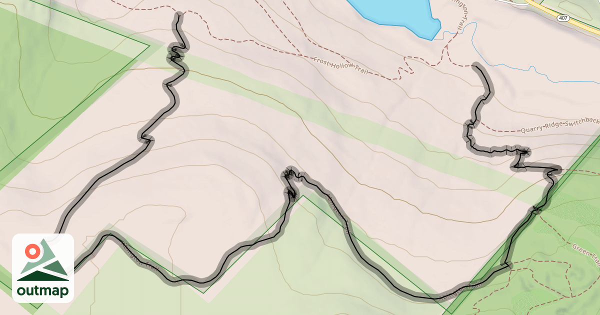 Map of Abington Trail