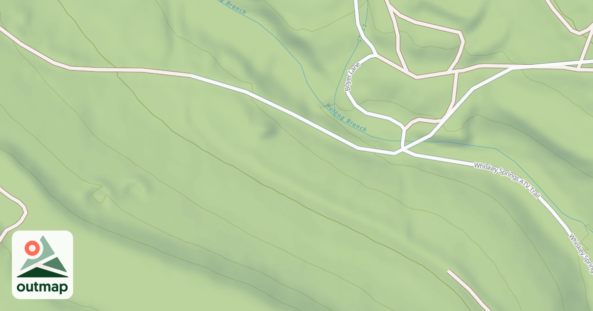 Map of Whiskey Springs Trails