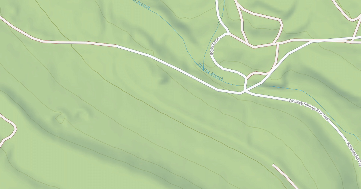 Map preview of Whiskey Springs Trails