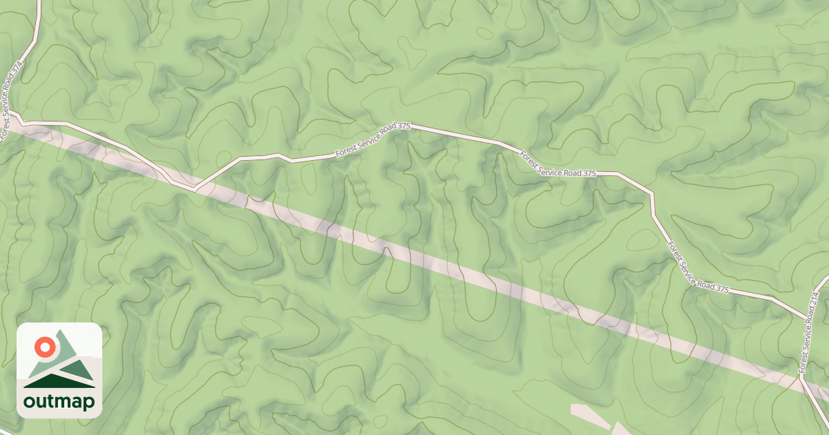 Map of NEVILLE FORK ROAD