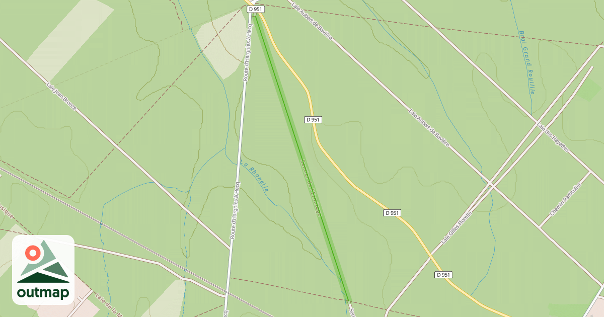 Map of Sentier de l'Ermitage