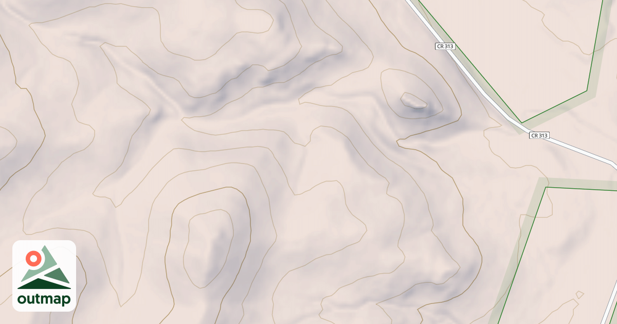 Map of CARROLL CREEK BR 1E