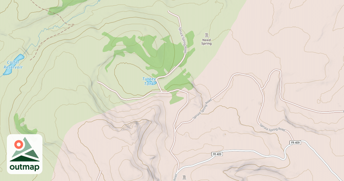 Map of SPRUCE SPR T.S