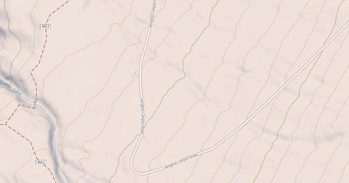 Map preview of WRIGHTS CANYON