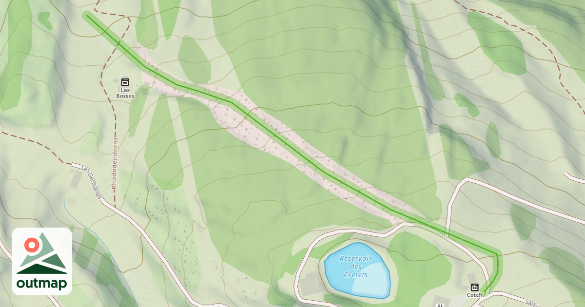 Map of La Forêt