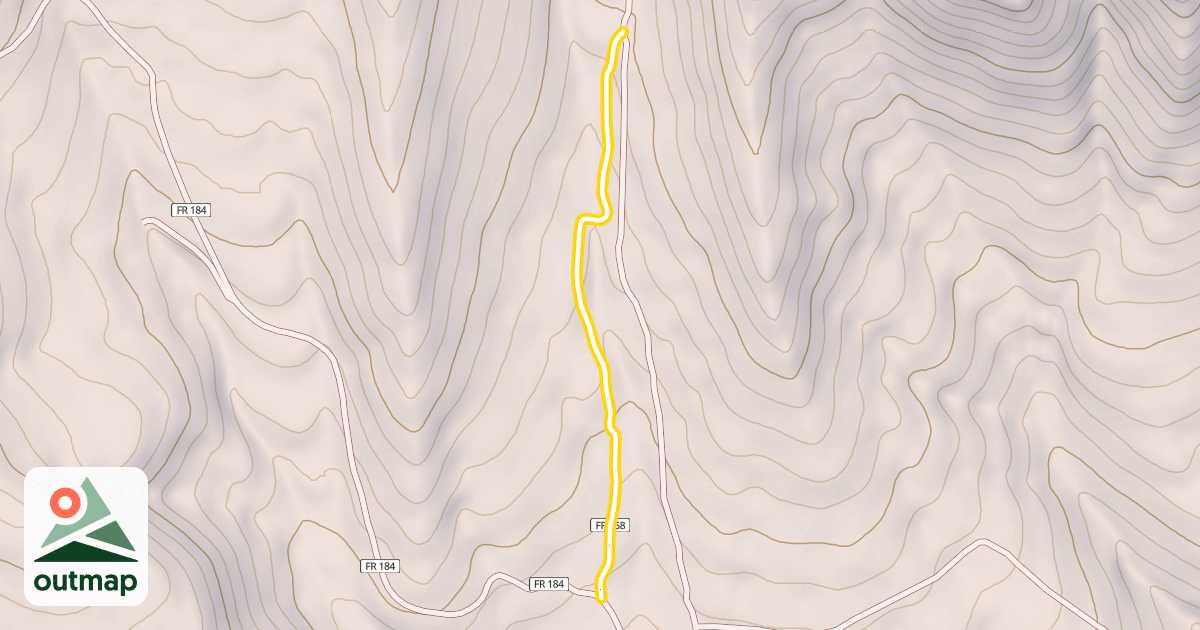 Map of Boulder Creek Road