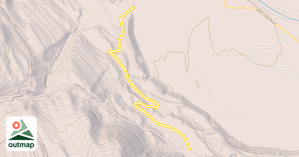 Map of Powers Plunge