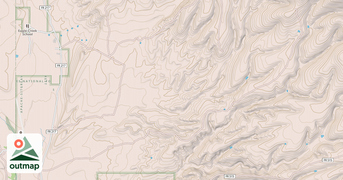 Map of USFS National Forest System Roads {314B21E1-040F-4647-9B97-1489ED1491BA}