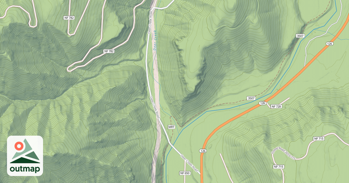 Map of DEER CREEK