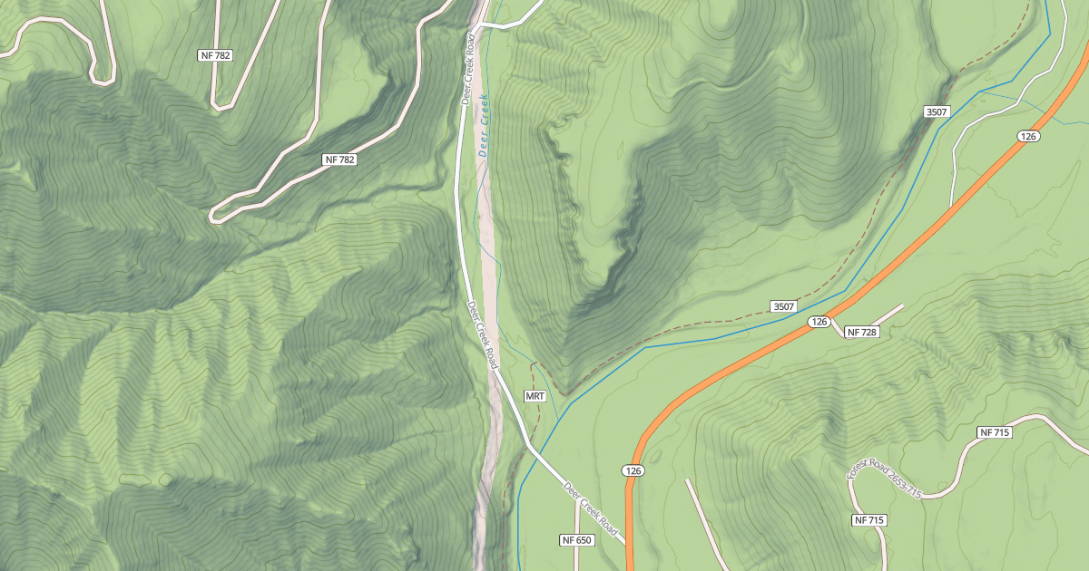 Map preview of DEER CREEK