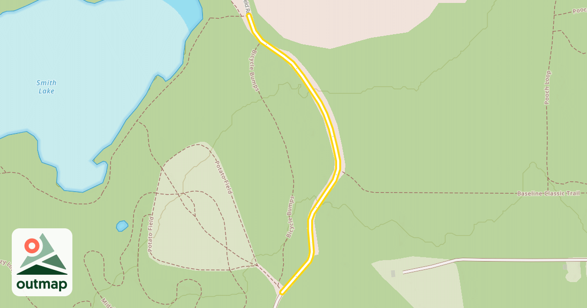 Map of T-Field Road