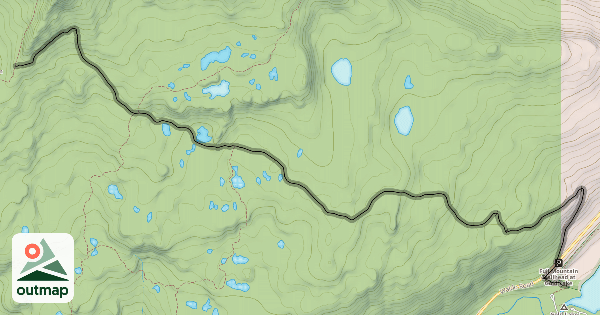 Map of Fuji Mountain Trail #3674