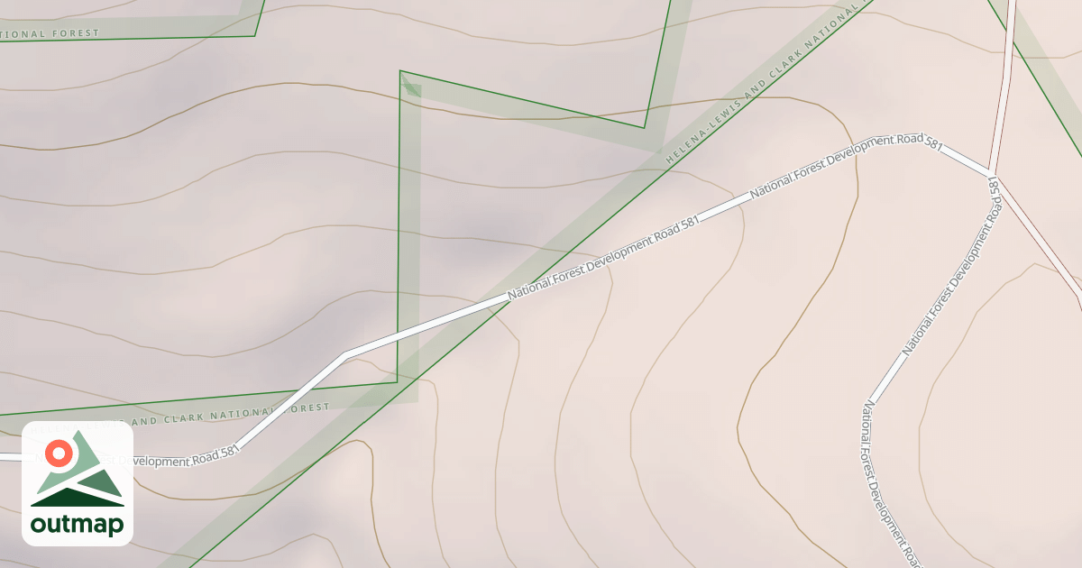 Map of CASTLE CHECKERBOARD