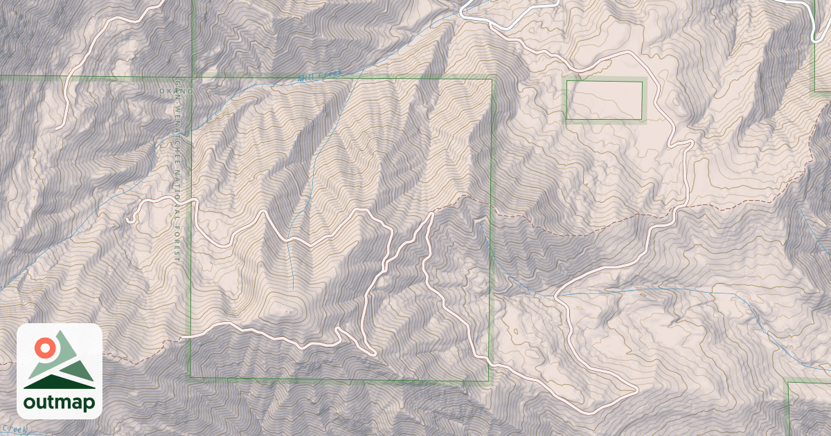 Map of ALLEN CREEK