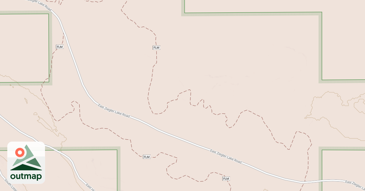Map of Foreman Lake Motorcycle Trail