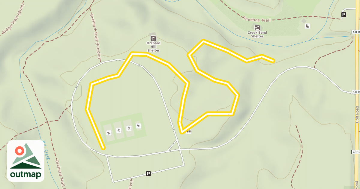 Map of Orchard Hill