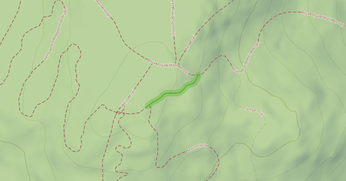 Map preview of Unmarked Trail (Blue Trail Connector)
