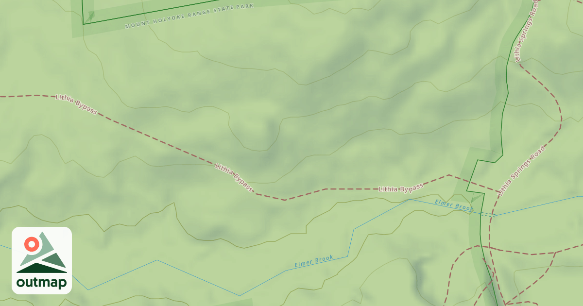 Map of Lithia Bypass Trail