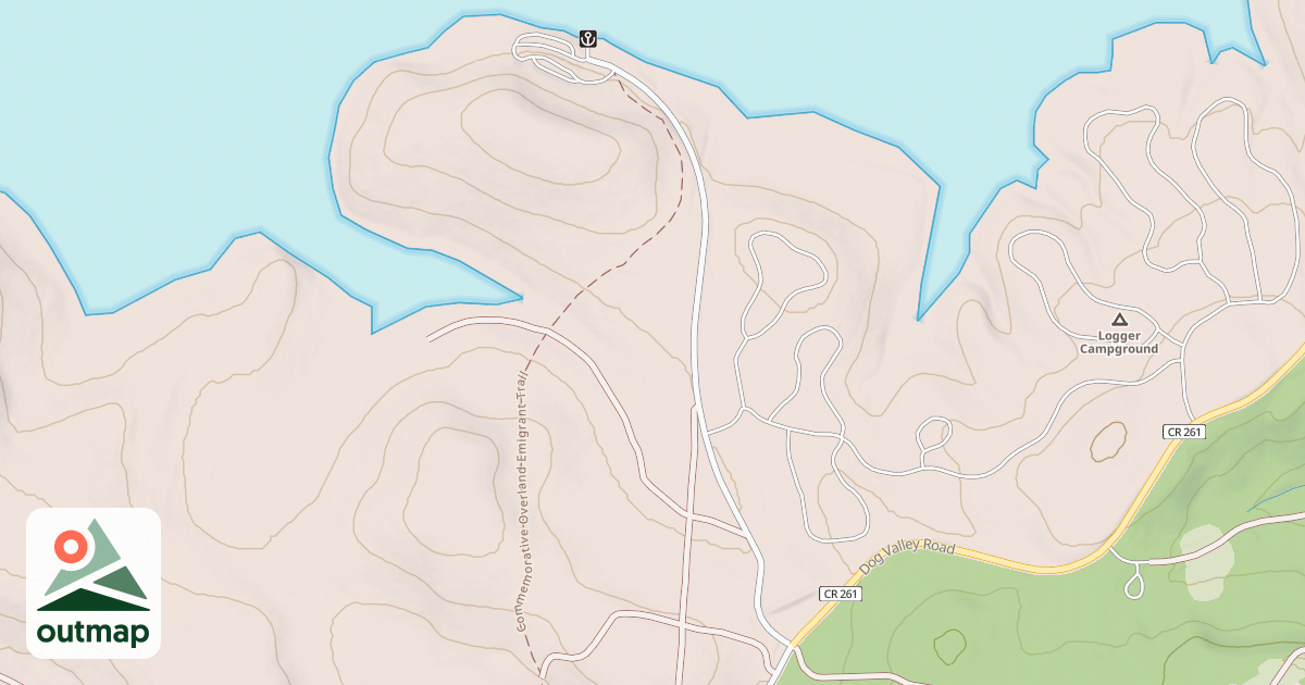 Map of CAMP ROBERTS BOAT RAMP