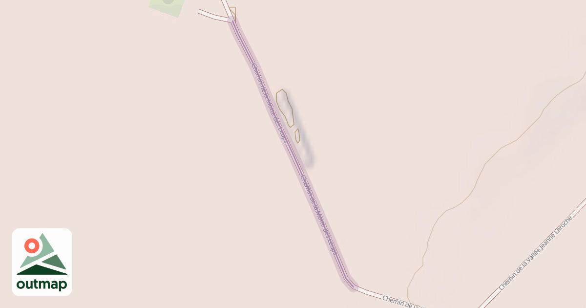 Map of Chemin de la Motte des Leups