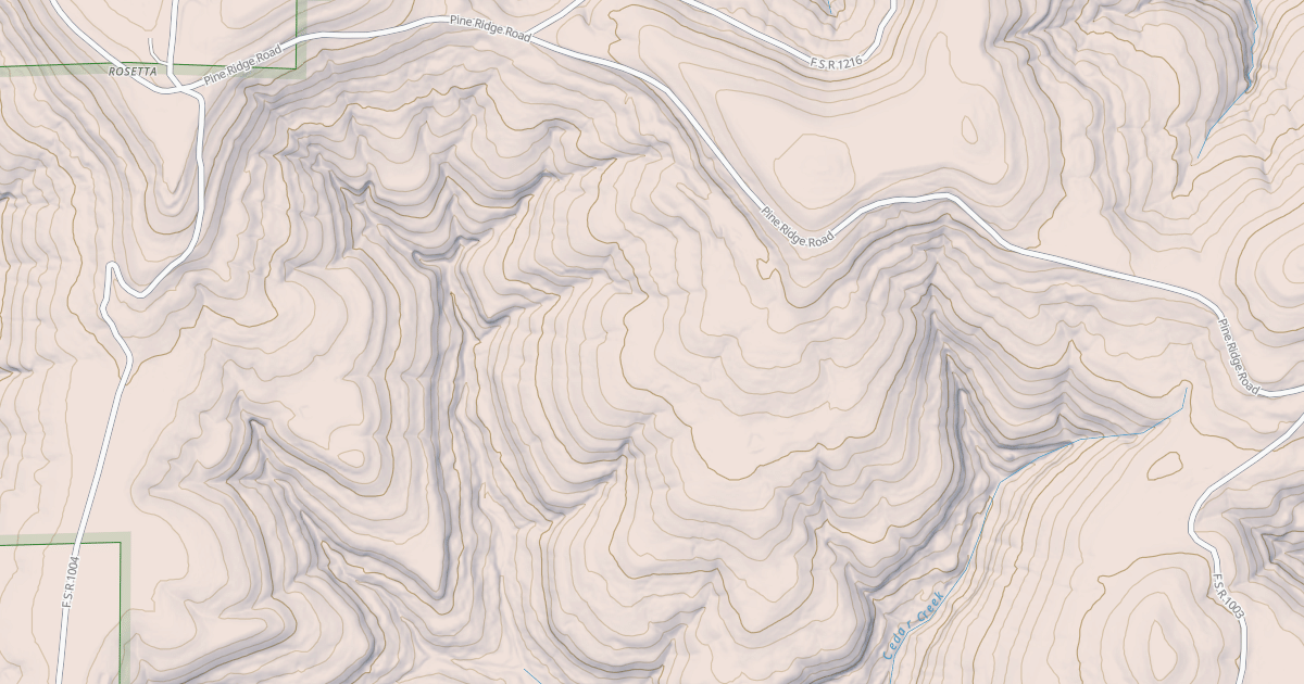 Map preview of USFS National Forest System Roads {015D8E72-7977-40D8-BA25-C9D731779B99}