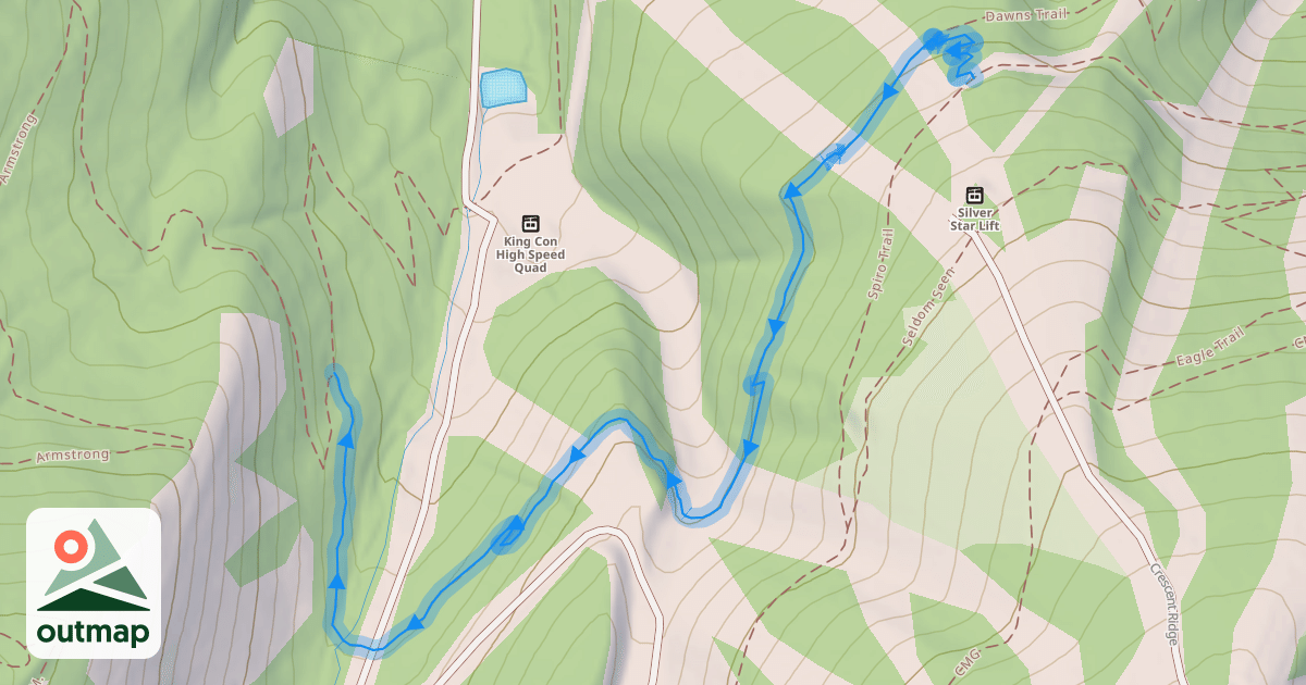 Map of Dawns Trail