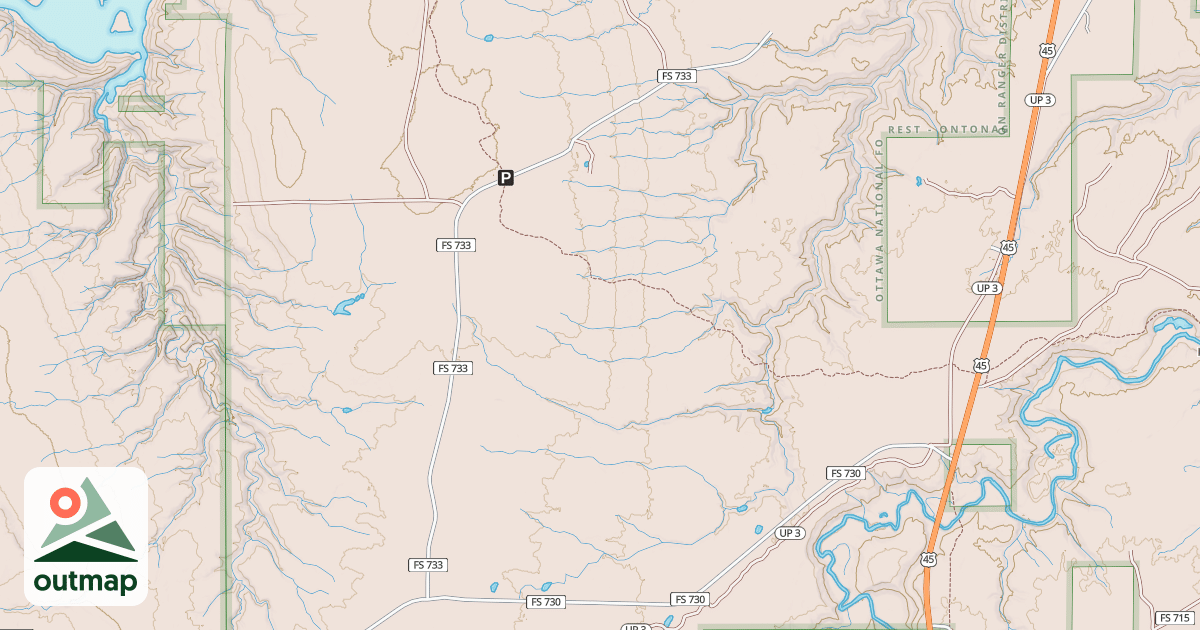 Map of FDR733