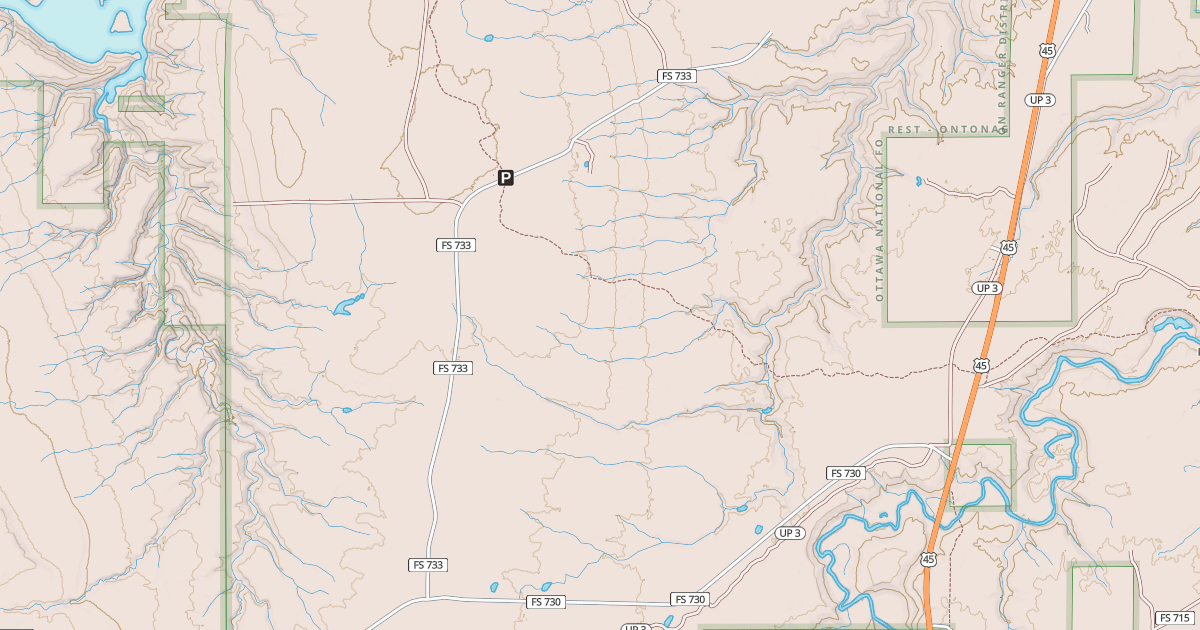 Map preview of FDR733