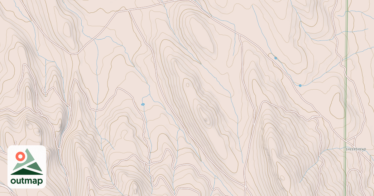 Map of BOARD CABIN FLAT