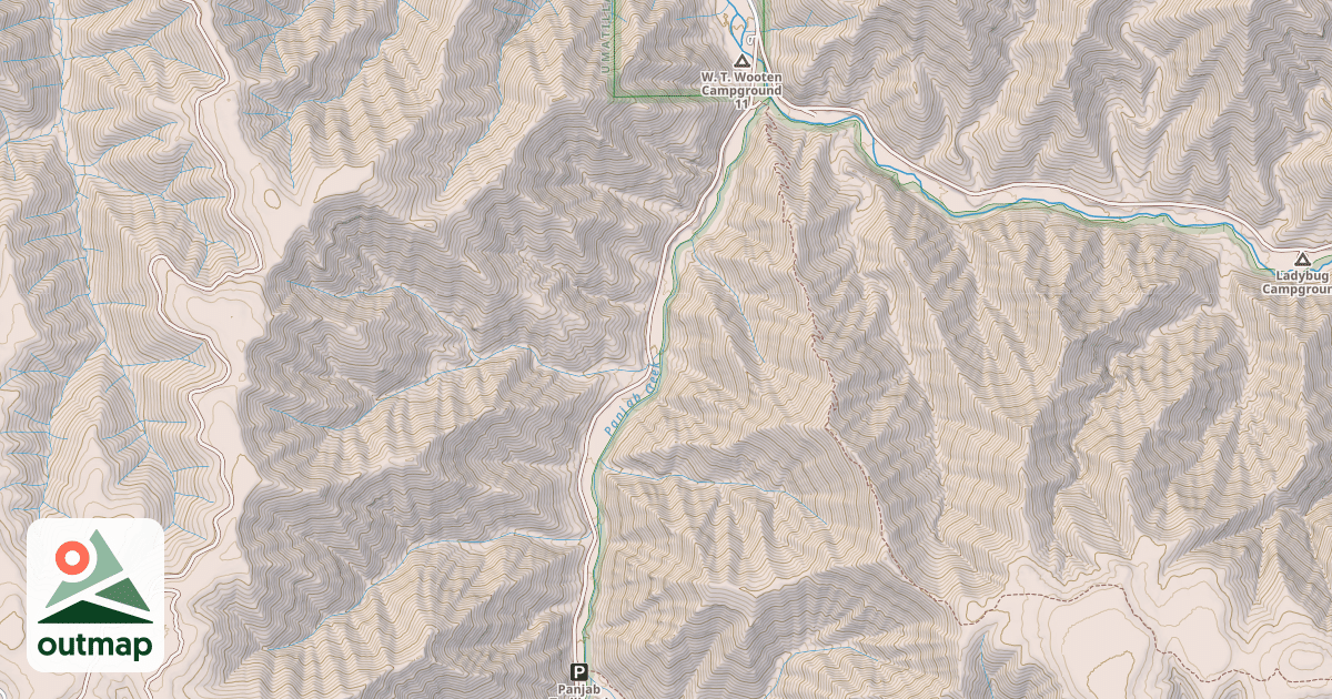Map of MEADOW CREEK ROAD