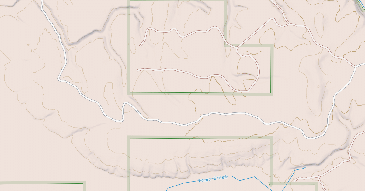 Map preview of TOMS CREEK POLE